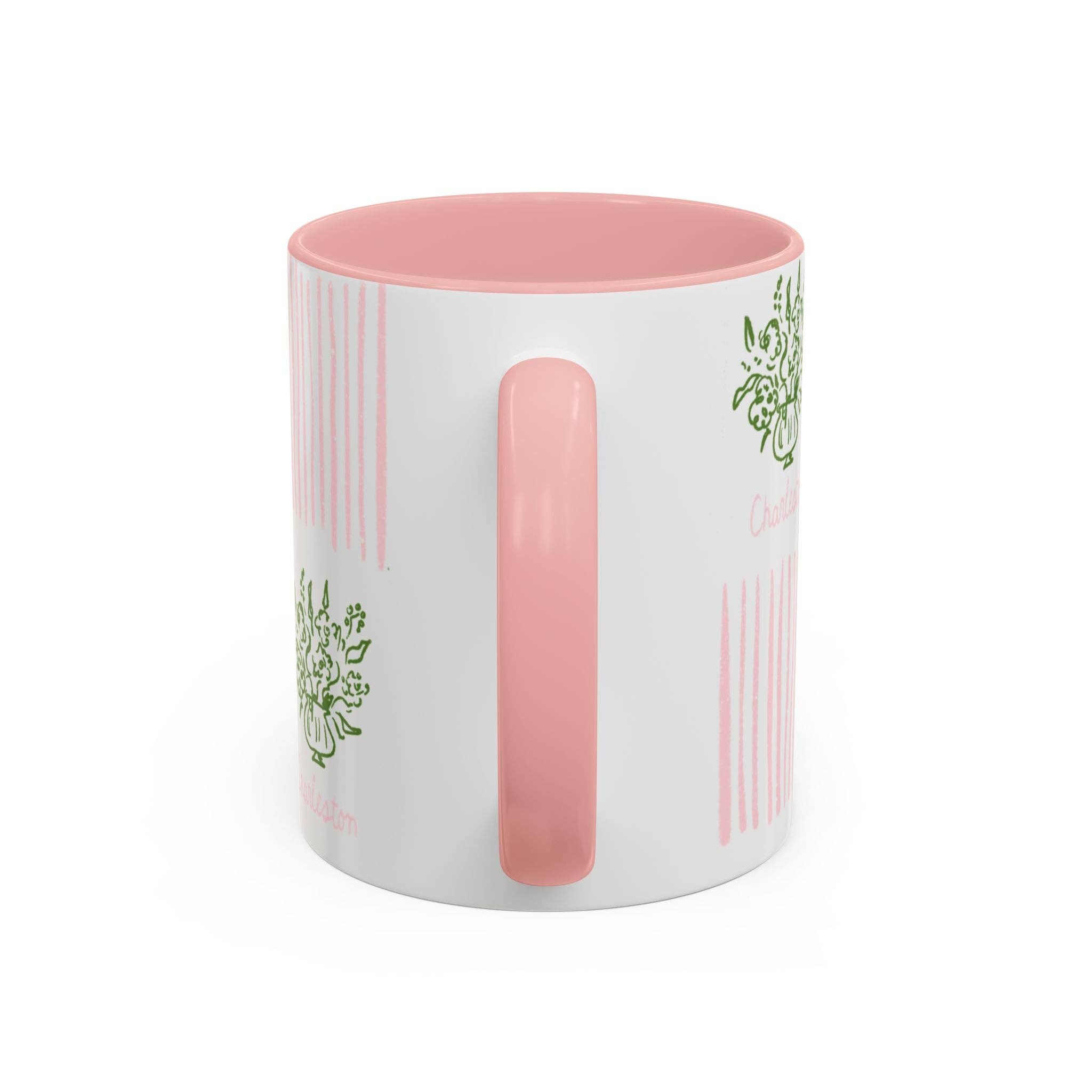 Pink CHARLESTON FLORAL- Mug 15oz for wholesale on Faire6