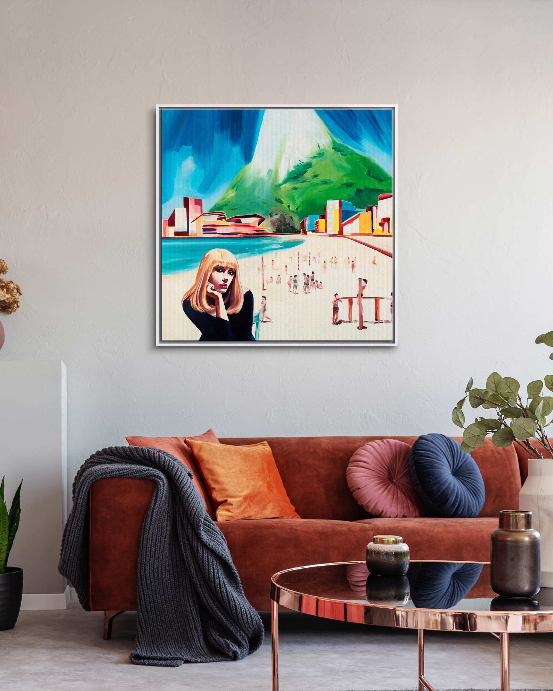 Jay Bower - Wholesale Kunstprint - Leblon Beach Canvas2