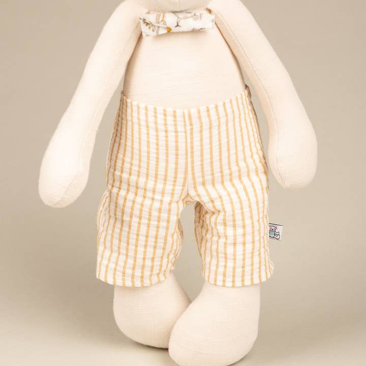 Pamplemousse Peluches - Wholesale Doll - Kids - Arthus The Rabbit Fabric Doll8