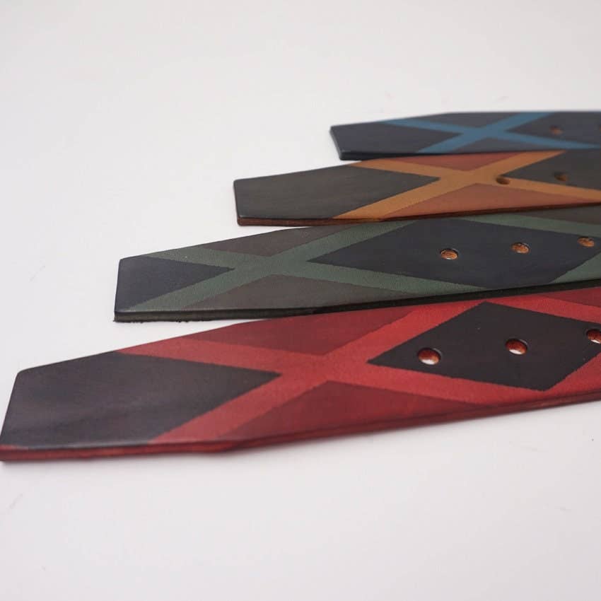 Mario Doni – Großhandel Gürtel – Damen – Handgefärbter Ledergürtel, Hergestellt aus Italienischem Leder #557