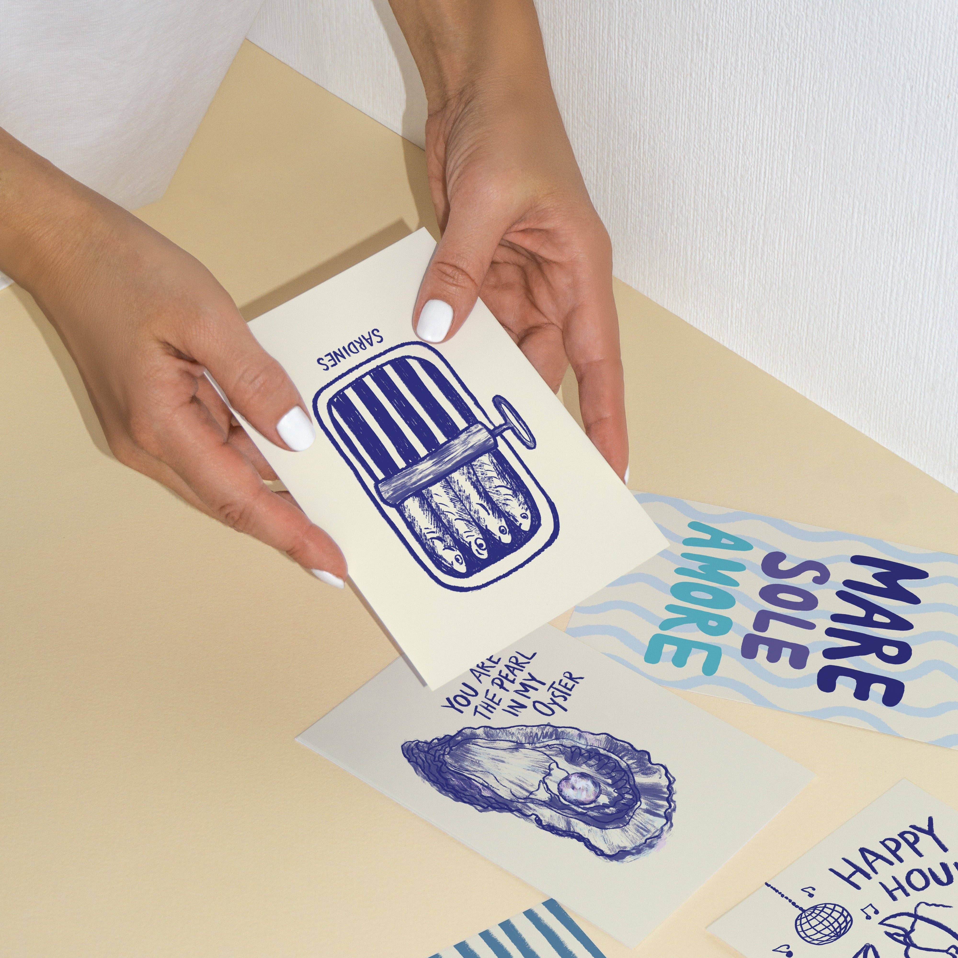 Studio Dolci - Vente Cartes postales - Carte postale sardines1