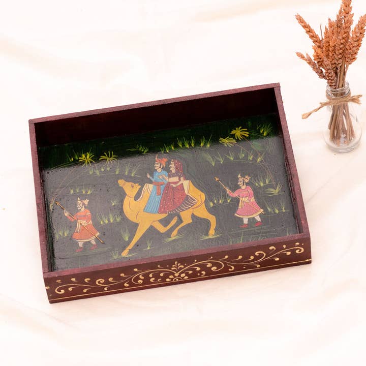 Nachtsafari träbricka für den Großhandel von Svadia