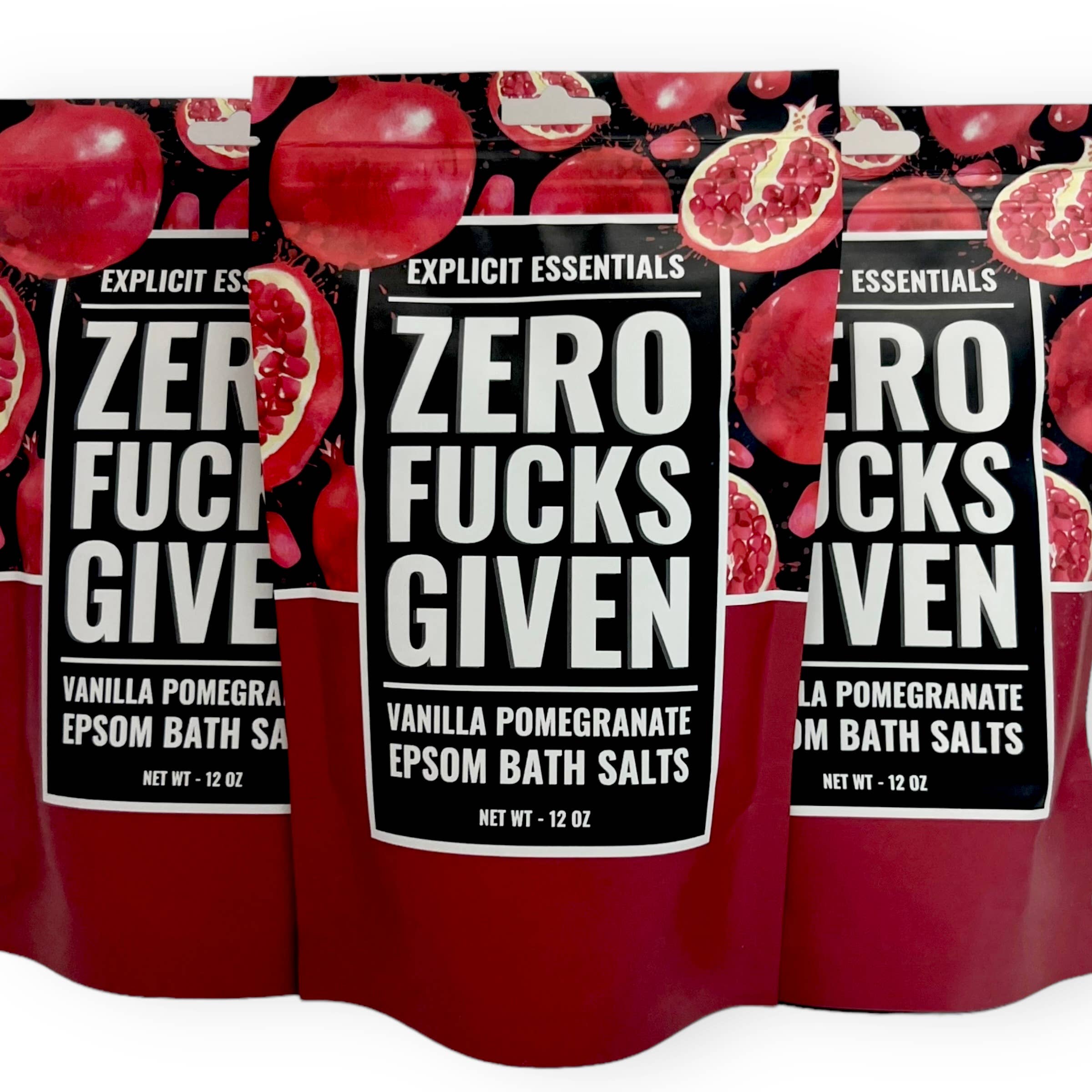 Explicit Essentials - Wholesale Bath Salts - Zero Fucks Given Bath Salts 12oz Bag4