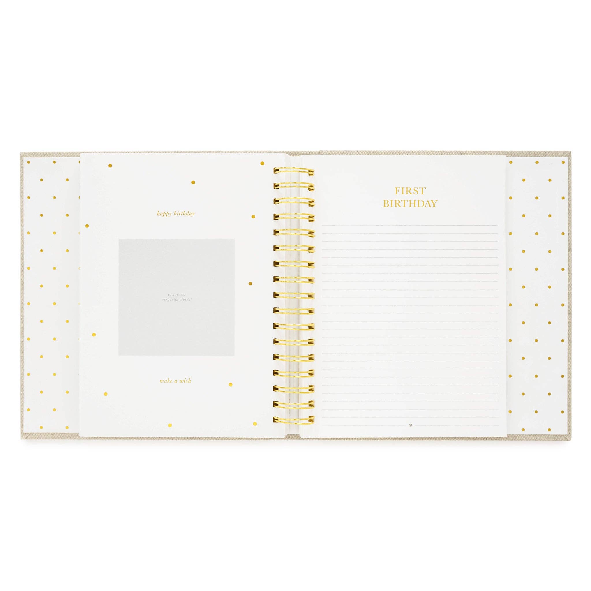 Sugar Paper - Vente Livre de souvenirs – enfant et bébé - Livre pour bébé, Petit pois noir et crème11