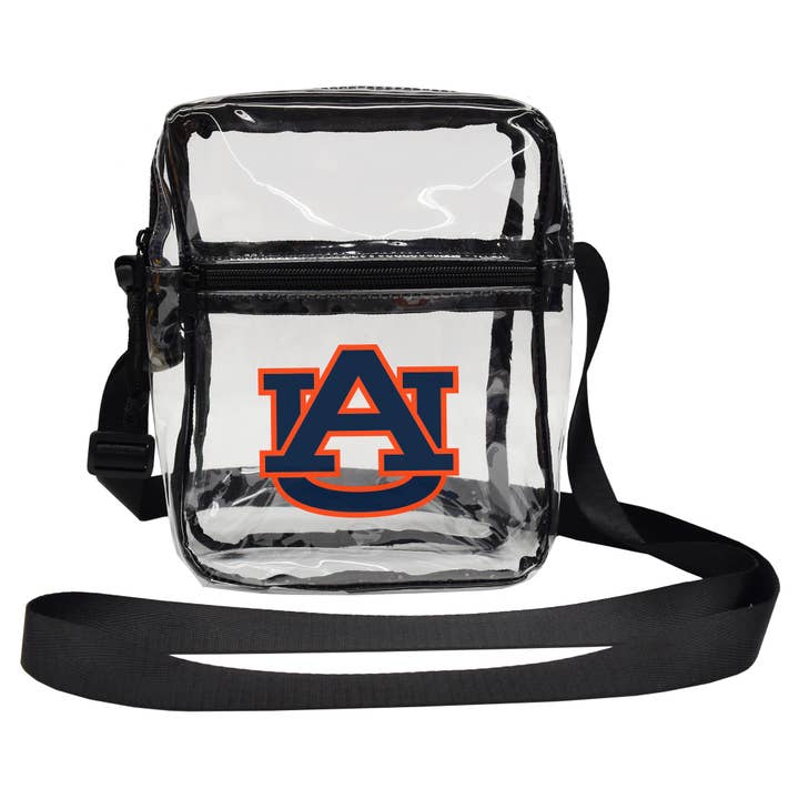 NCAA Auburn Tigers Clear Sideline Purse for wholesale by Little Earth Productions