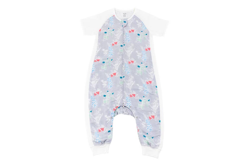 Nest Designs - Wholesale Sleepsuit - Baby - 0.6 TOG Short Sleeve Sleep Suit - Garden Bounty0