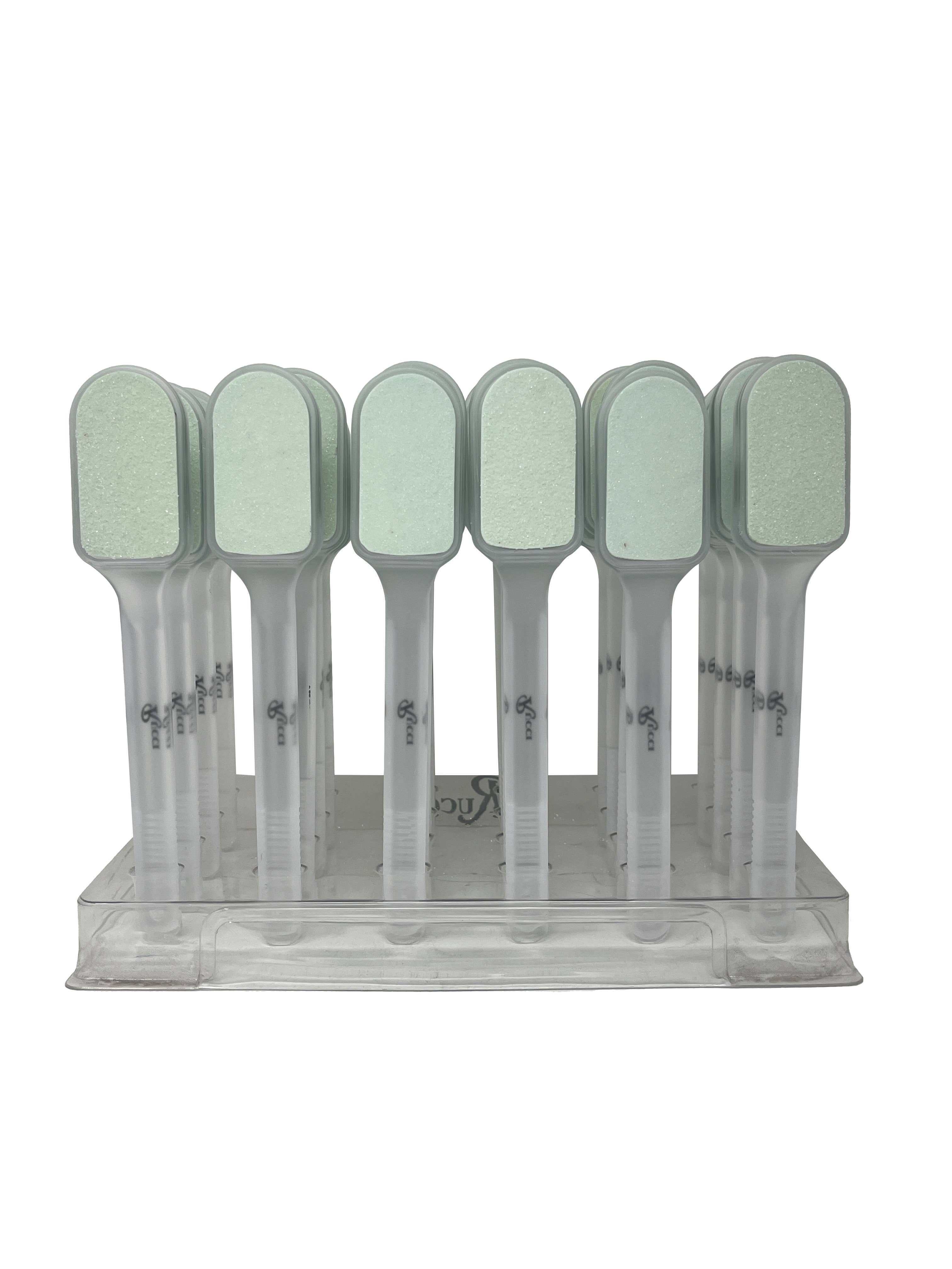 Rucci Professional - Wholesale Foot scrub/polish - 9716 Frosted Ceramic Foot File – 24 Pc Retail Display