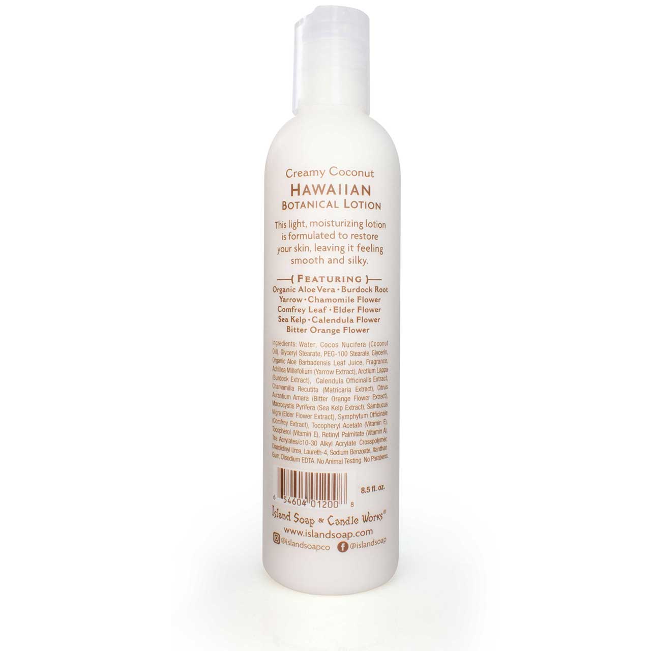 Island Soap & Candle Works - Wholesale Body Cream/Lotion - Creamy Coconut Botanical Lotions1