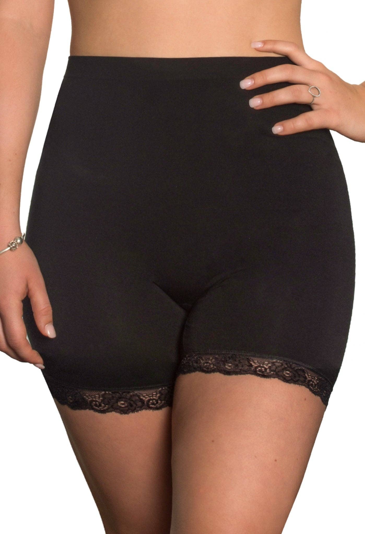 B Free AUSTRALIA - Wholesale Underwear - Women's - Anti Chafing High Rise Petite Cotton Shorts0