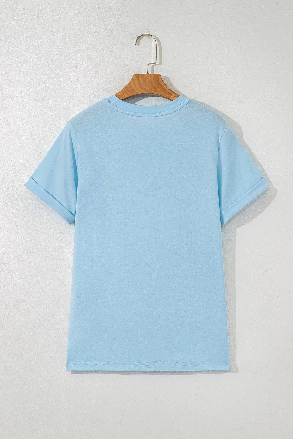 PRETTY BASH - Wholesale T-Shirt - Women's - Solid Short Sleeve Crew Neck Tee77