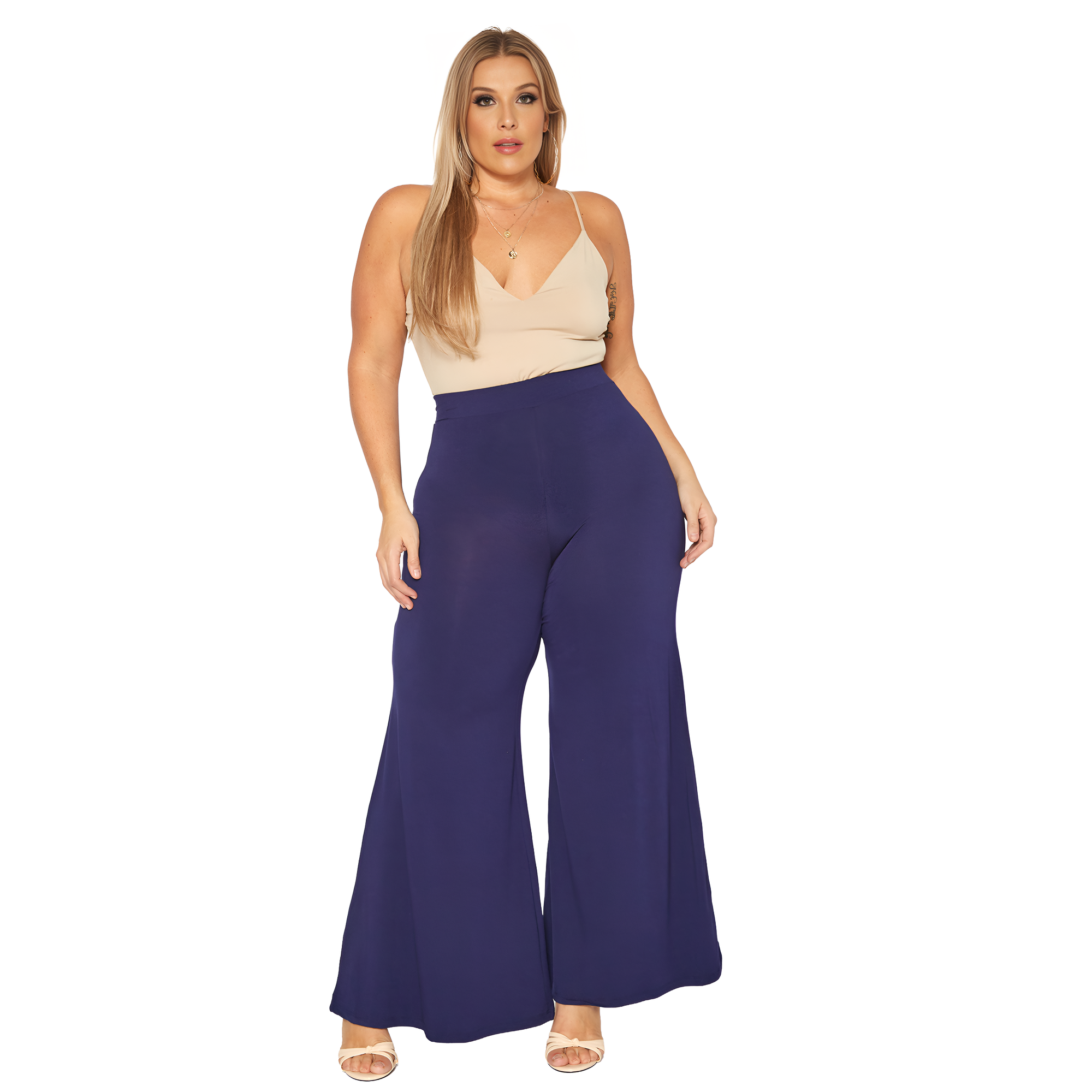 Robin K - Wholesale Fashion Leggings - Women's - Bellatrix Women's Plus Size Active Flare Leggings3