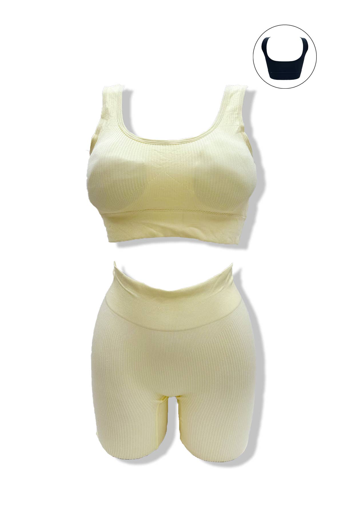 Belle Com'Elle - Wholesale Activewear Set - Women's - Ribbed Sports Set3