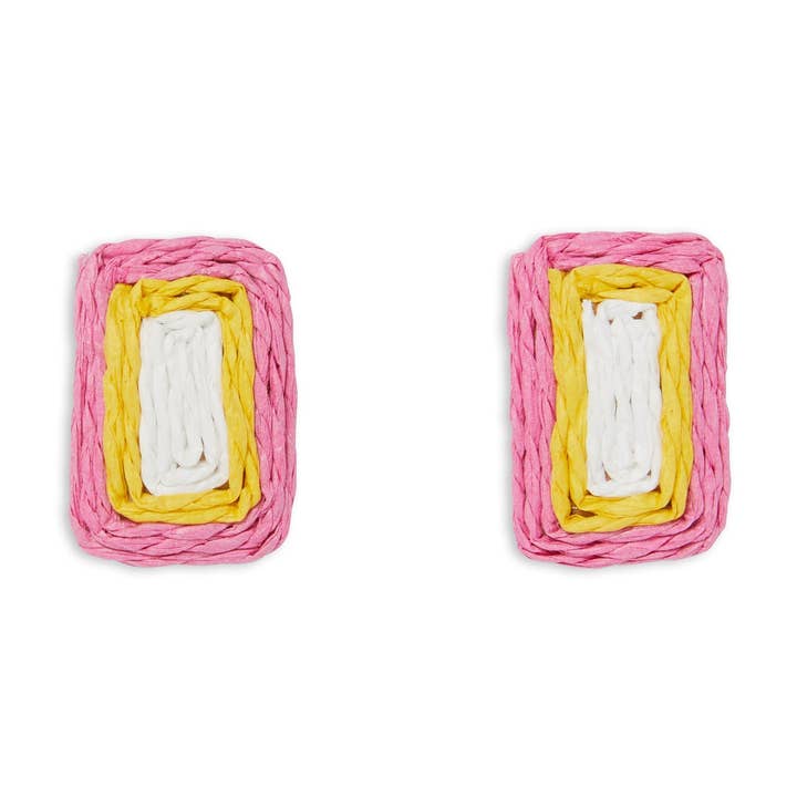 Brincos Winnie Woven por atacado de Hey Girl