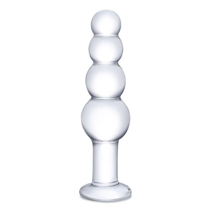 7,25 ”Glas Pärlstav Butt Plug för wholesale av Lux Fetish Store