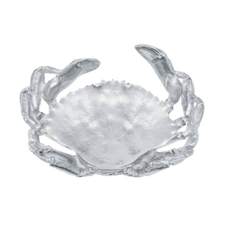 Sculpture de crabe au trésor de Pewter Beach pour la vente par Amos Pewter
