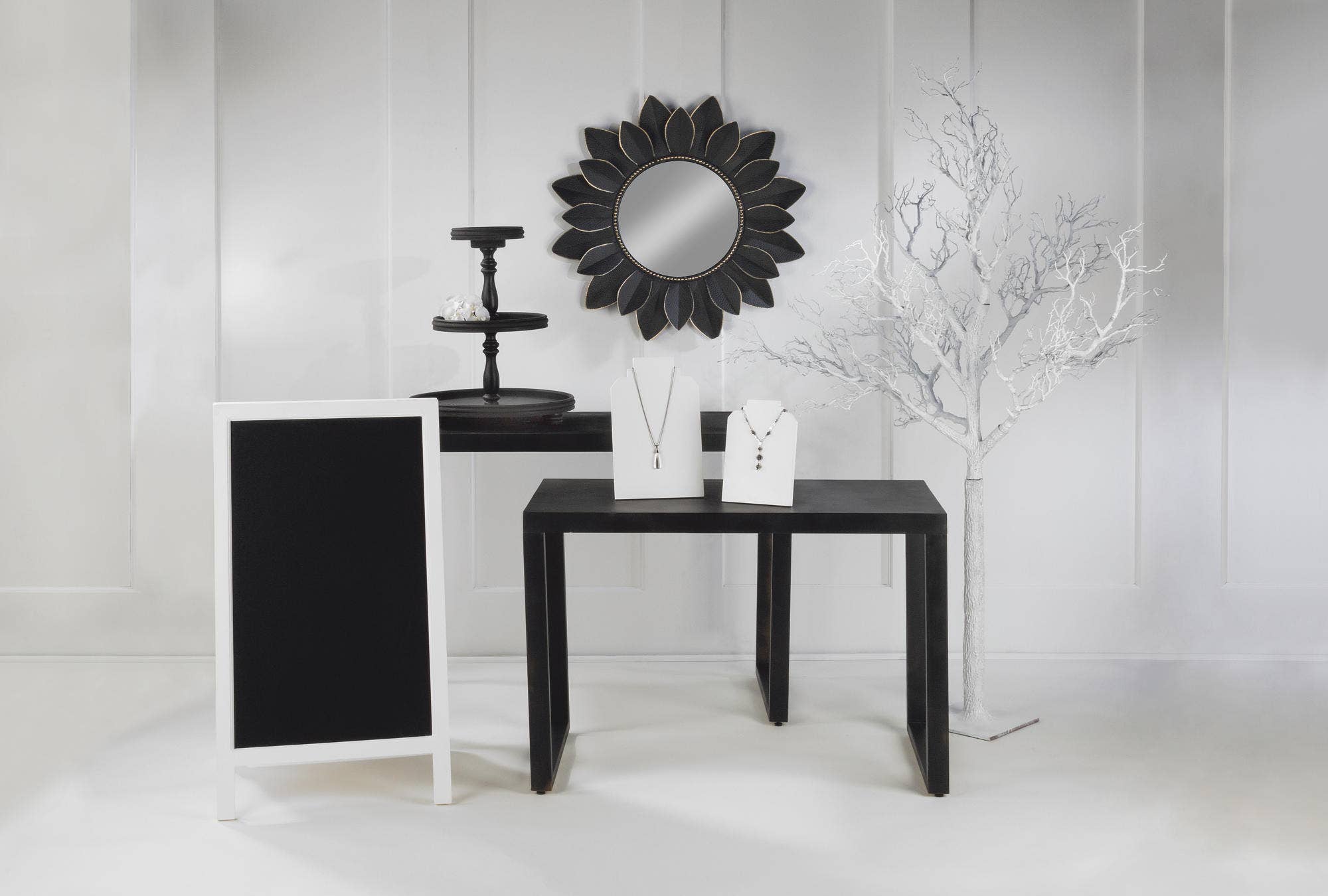 Tripar International - Wholesale Console Table - Modern Black Metal Tables4