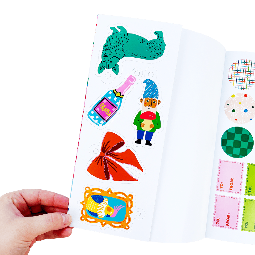 Pipsticks – wholesale Sticker – Fun & Festive Wrapping Paper Book1