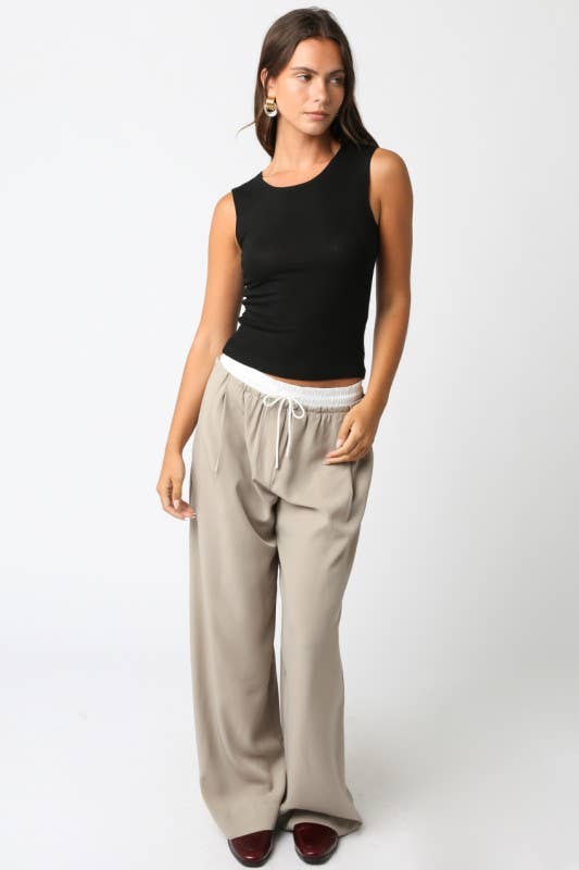 Olivaceous – wholesale Pants – Women's – Marie Waist Pants4
