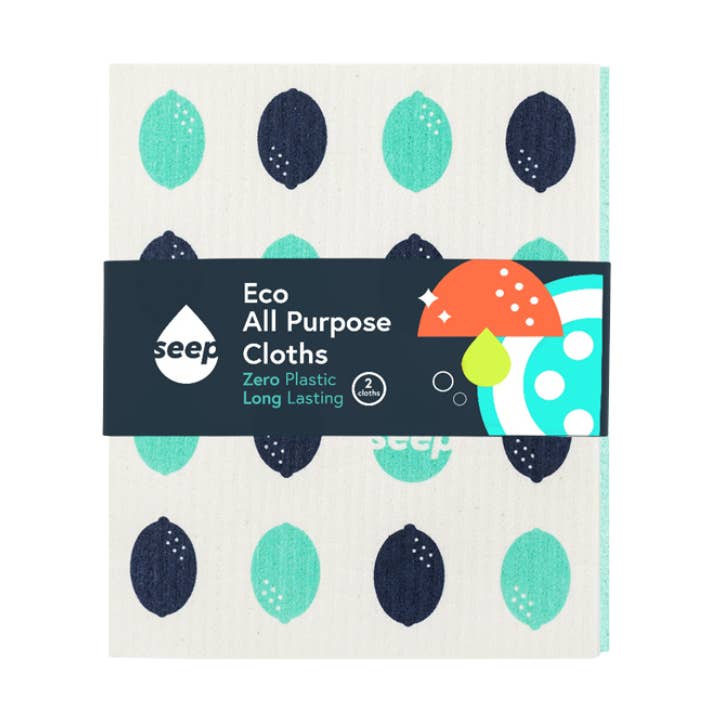 Eco Sponge Cloths (2 cloths) for wholesale by Seep