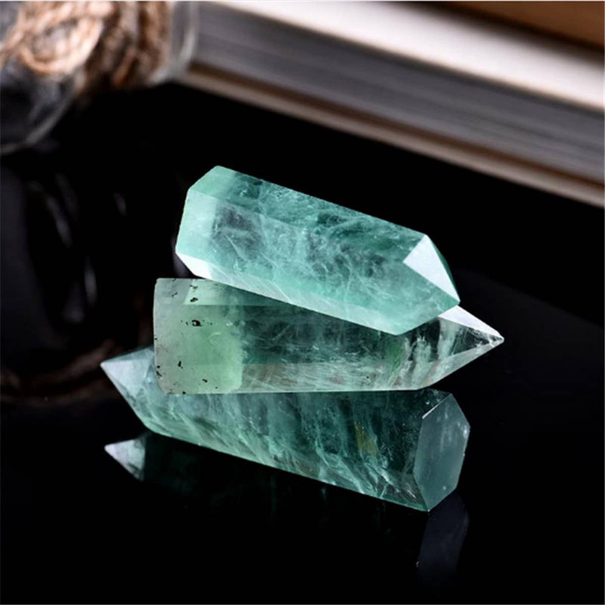 Green Fluorite Crystal Point Tower_CWMM8105 for wholesale on Faire3