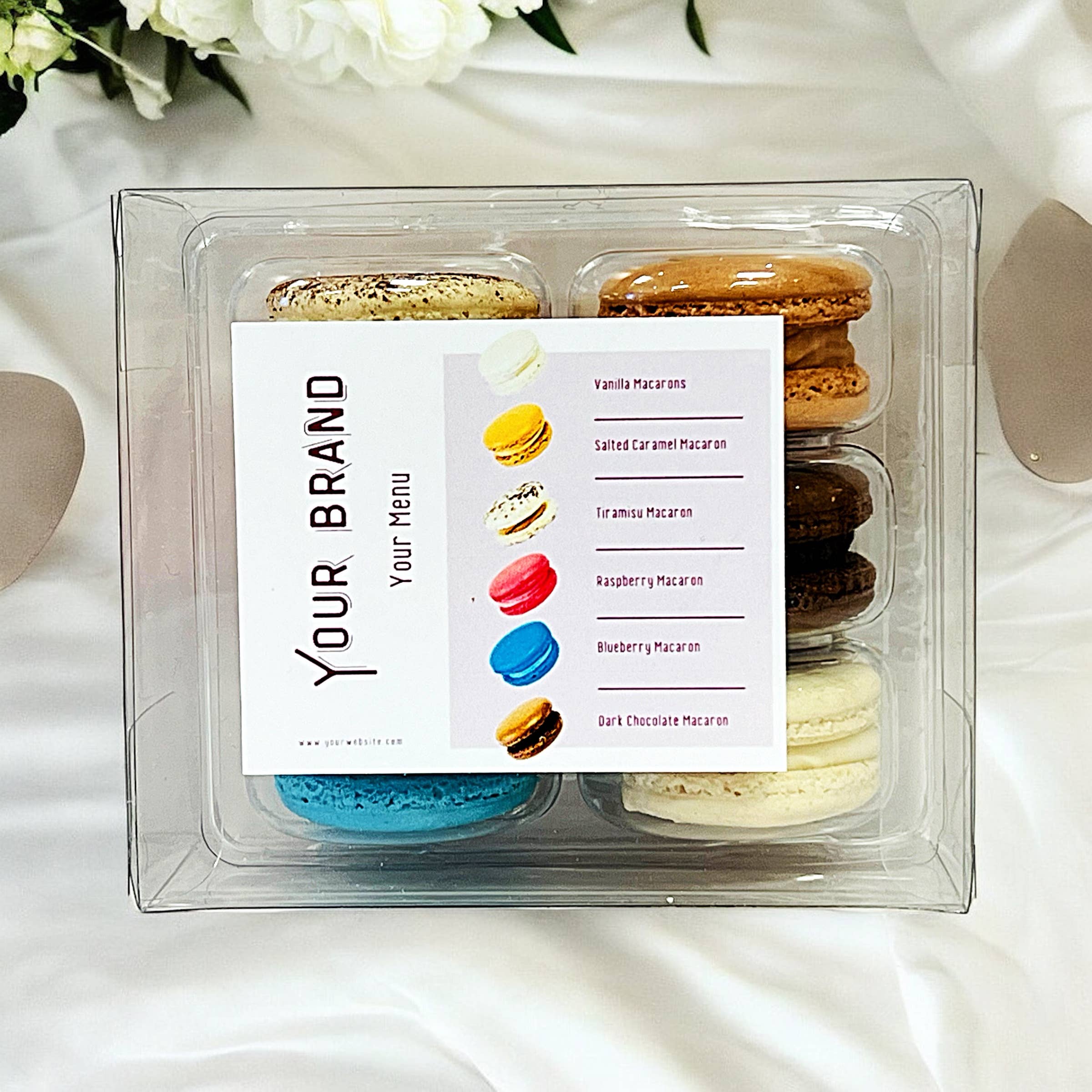 macaron centrale - Wholesale Cookie - Private Label Assorted French Macarons - 6 Pack Set4