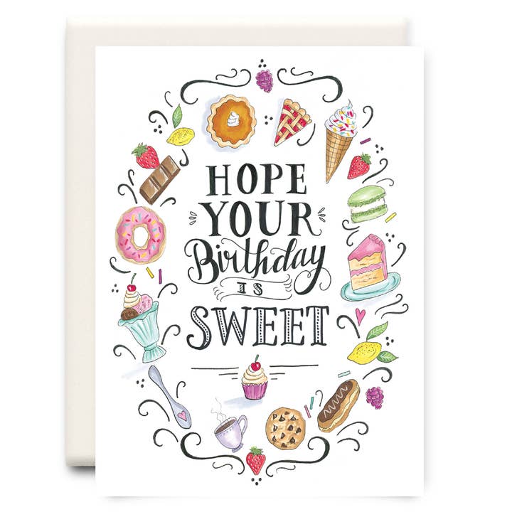 Birthday is Sweet | Birthday Greeting Card for wholesale by Inkwell Cards