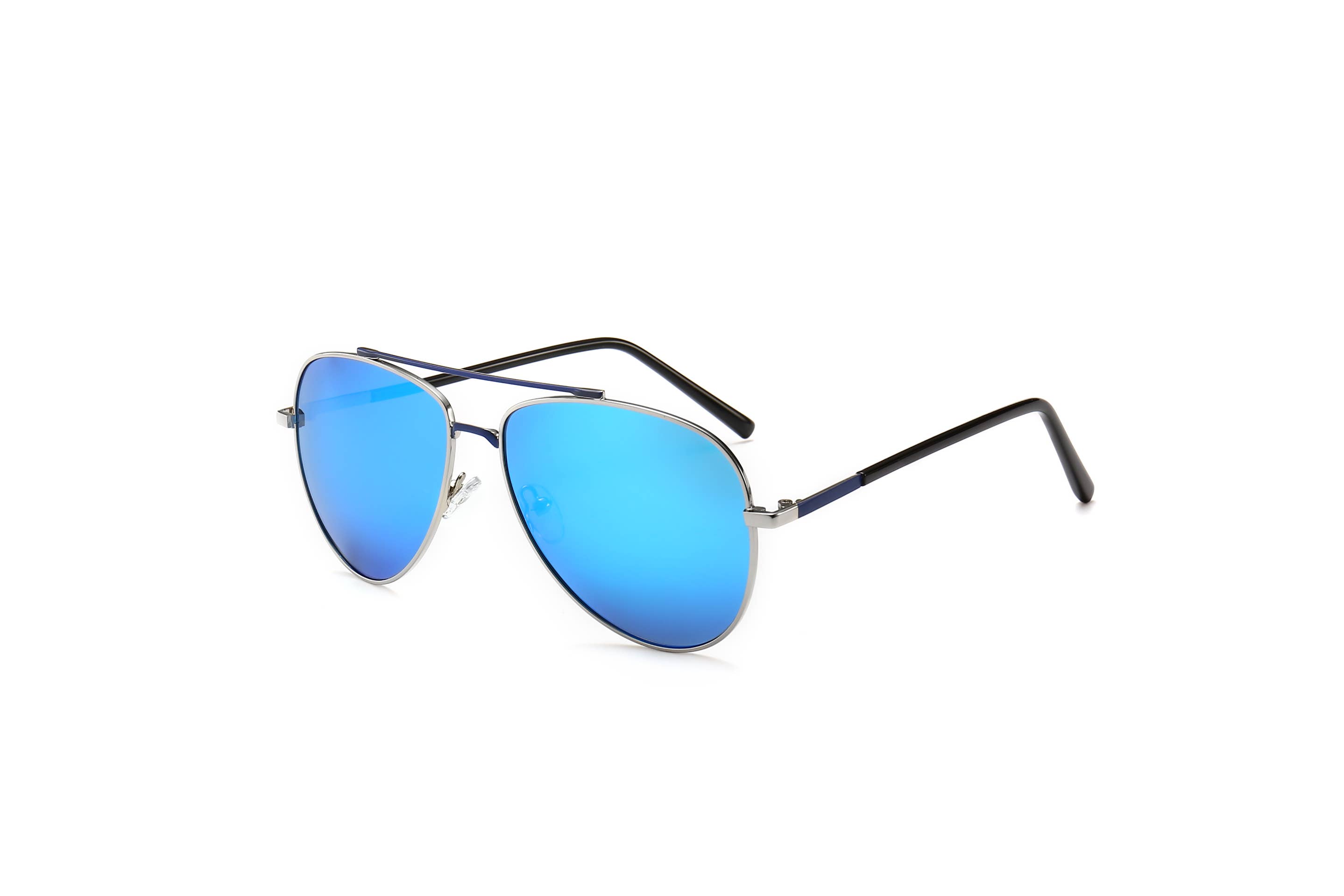 Trio Trading - Vente Lunettes de soleil – unisexe - Lot de 12 lunettes de soleil d'aviation classiques, verres polarisés assortis6