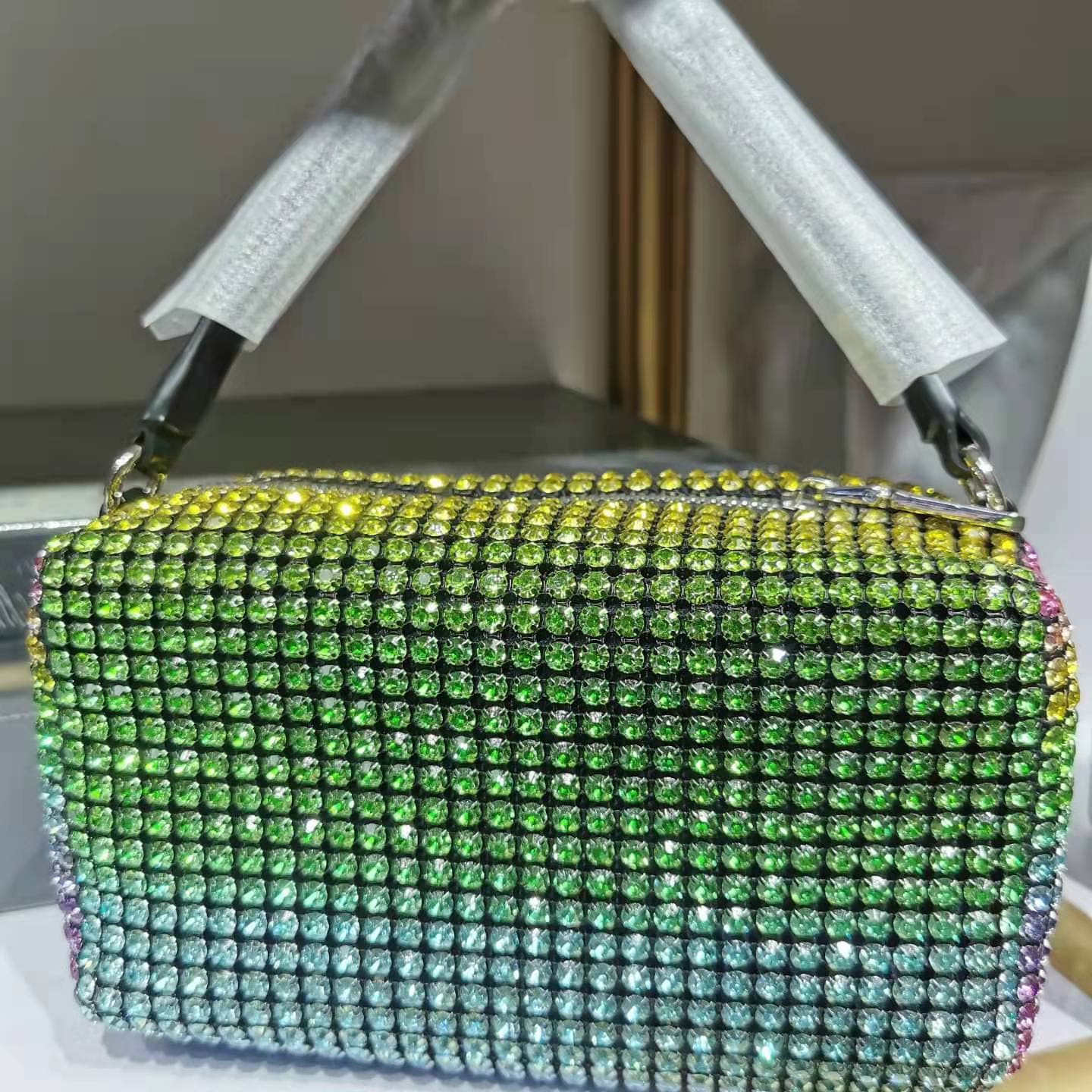 Ole - Wholesale Shoulder Bag - Women's - Rectangle Rhinestone Bag HB227611