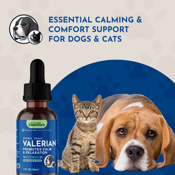 Animal Essentials - Wholesale Pet Supplement - Cat/Dog - Valerian Herbal Tonic | Promotes Calming Effect7