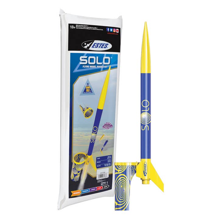 Solo Flying Model Rocket Kit 7288 | Beginner | 500 ft 152 m for wholesale by Estes Rockets