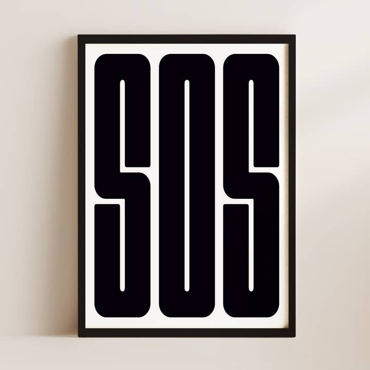 Impresión de Arte de Pared SOS Art para venta al por mayor de Alluvion
