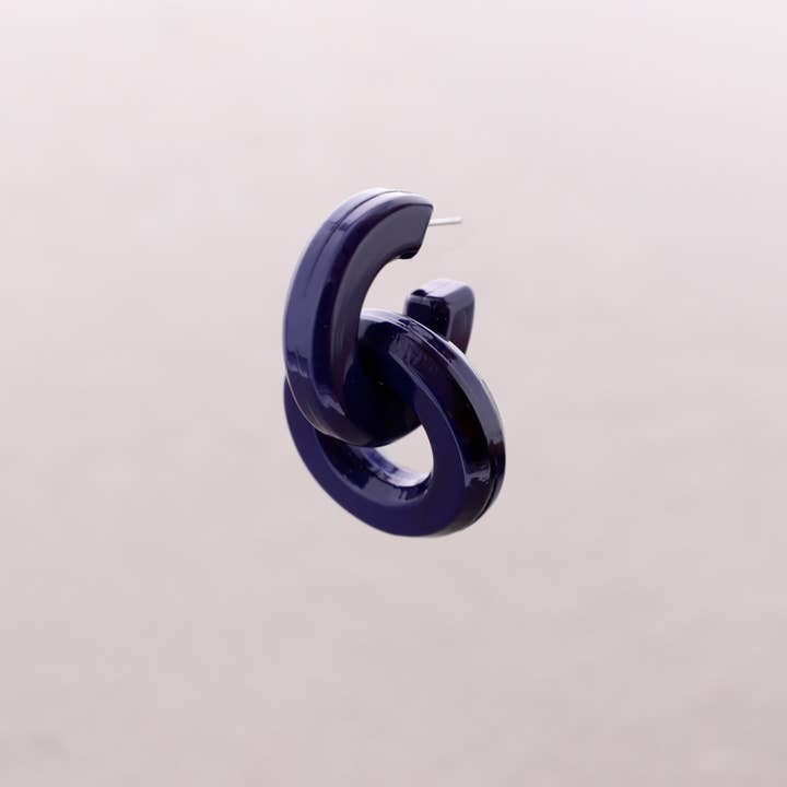 Sonata - Wholesale Snap Jewelry - Resin Ring Drop Earrings7