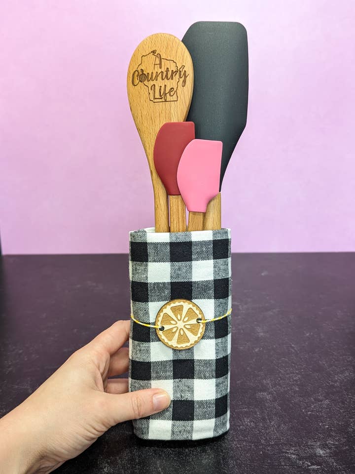 Coffret cadeau de pâtisserie, ustensiles de cuisine, cuillère en bois, spatules pour la vente par AFewSpareMoments