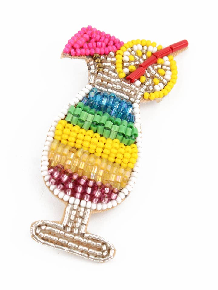 RAINBOW COCKTAIL BROOCH for wholesale by My Doris