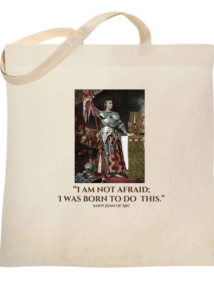 Saco de Tela Religioso Católico de Santa Joana d'Arc 6698 por atacado de Sal Et Lux