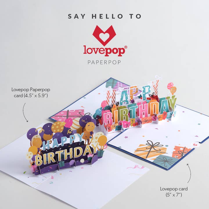 Lovepop Cards - Wholesale Congratulations Card - Amazing Congrats Trophy: 4.5''x5.9'' Paperpop® Card