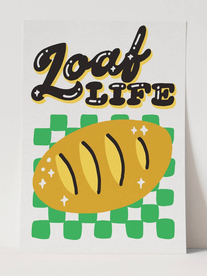 Wandkunst — "Loaf Life" Brotliebhaber für den Großhandel von SANDERS DE ROEPER