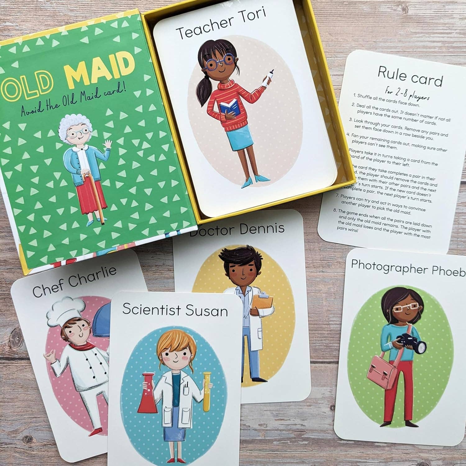 Robert Frederick Ltd - Venta al por mayor Juegos de cartas - Old Maid - Juego de cartas a juego para niños3