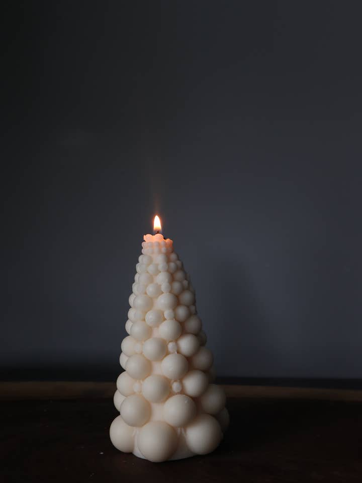 Bubble Tree Decorative Candle | Christmas Candle | Holiday for wholesale by AARAM LUX
