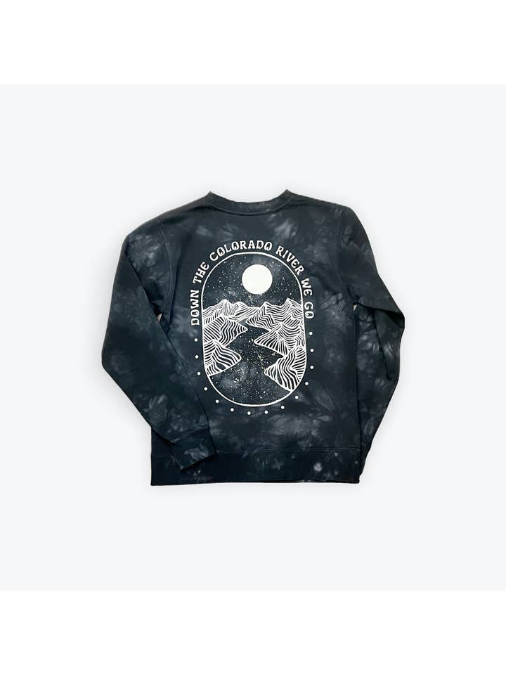 Snow Business USA - Wholesale Graphic Sweatshirt - Unisex - Down The Colorado River Tie-Dyed Sweatshirt2