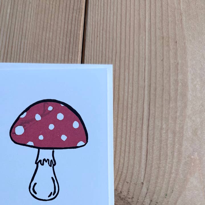 Mush love Valentine's Day card for wholesale by Salmonberry Prints