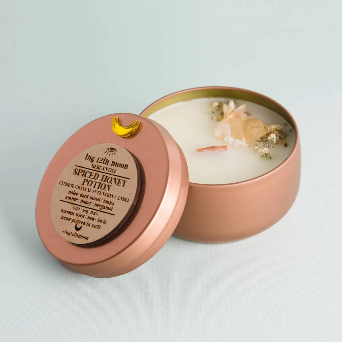 The 12th Moon - Wholesale Jar/Filled Candle - SPICED HONEY POTION Wax Candle - Aromatherapy - Home Decor5