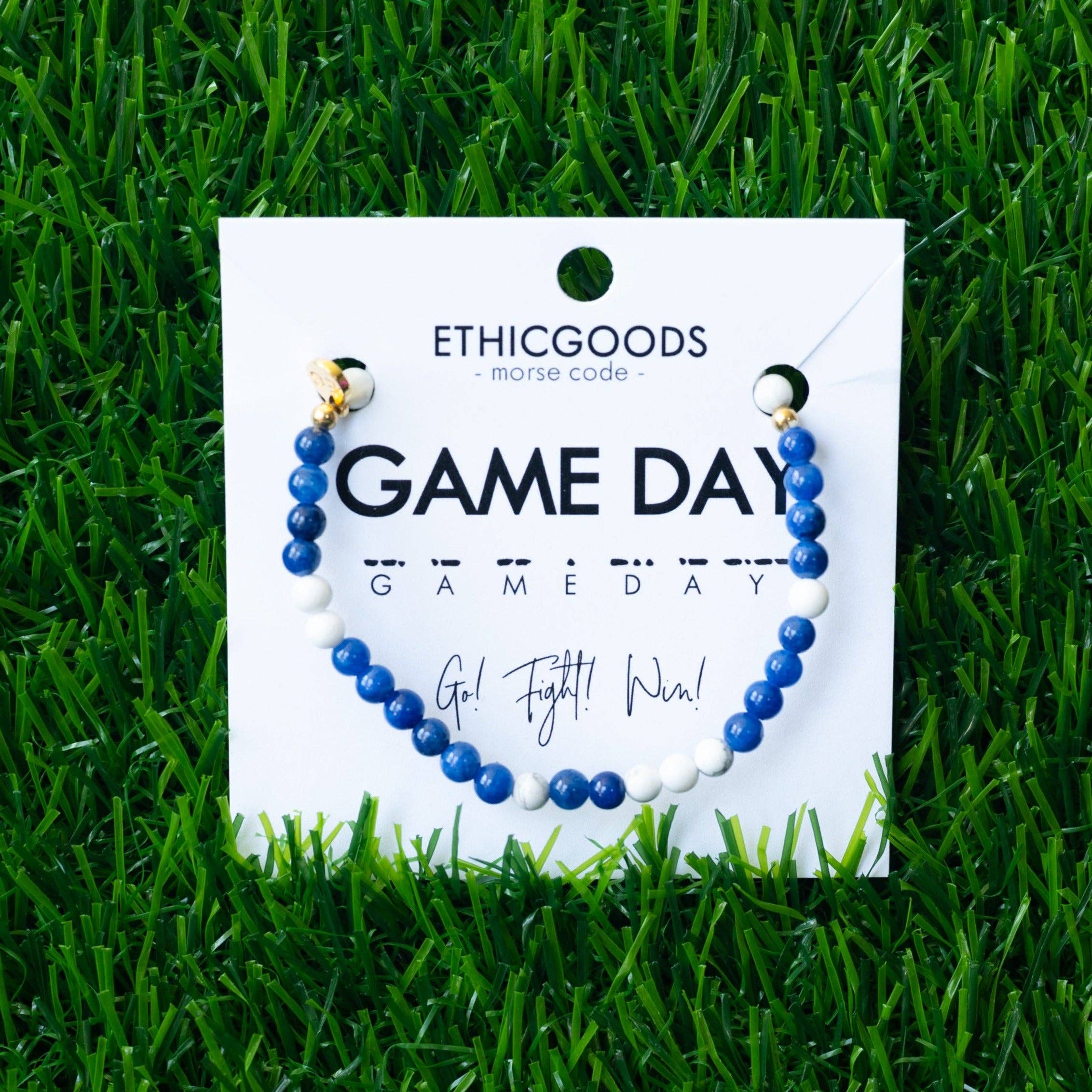ETHICGOODS - Wholesale Beaded Bracelet - Morse Code Bracelet | GAME DAY2