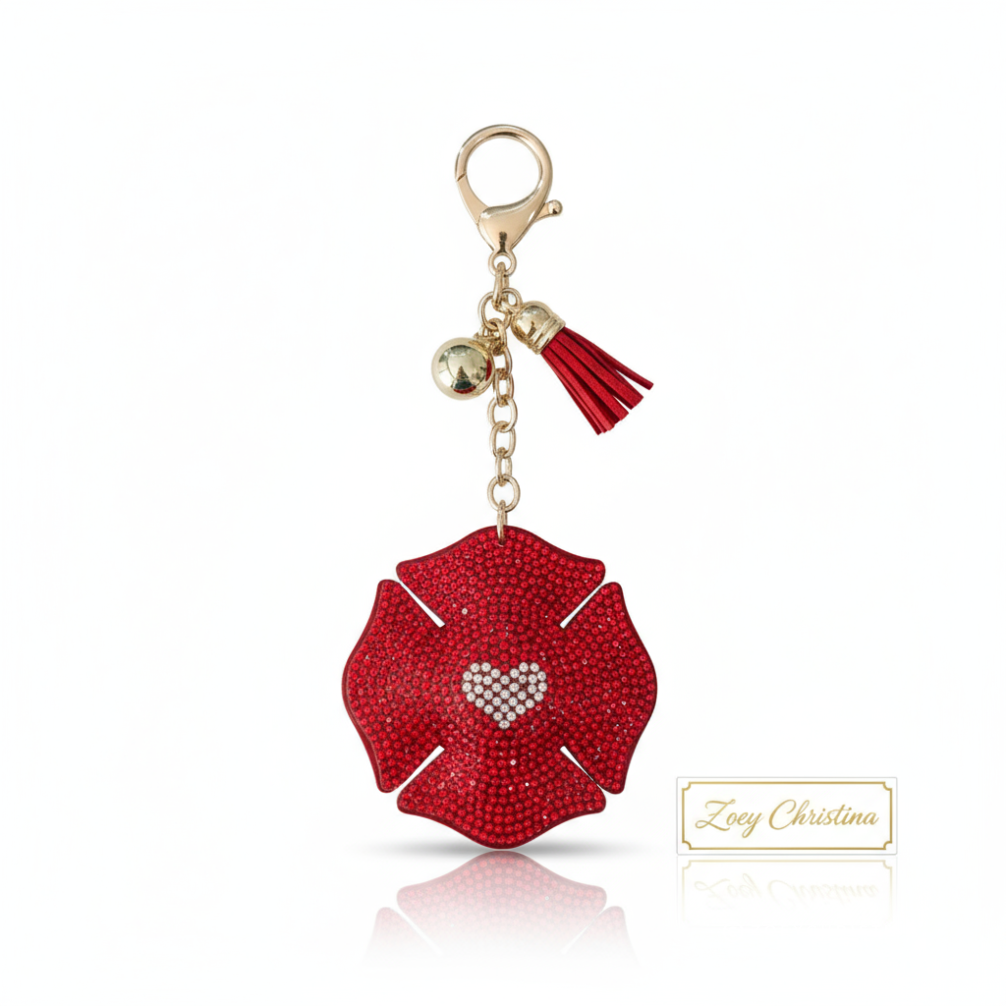 Zoey Christina – wholesale Nyckelringar - Dam – Strassmärke Väsksmycke – Brandman & Polis Nyckelring20