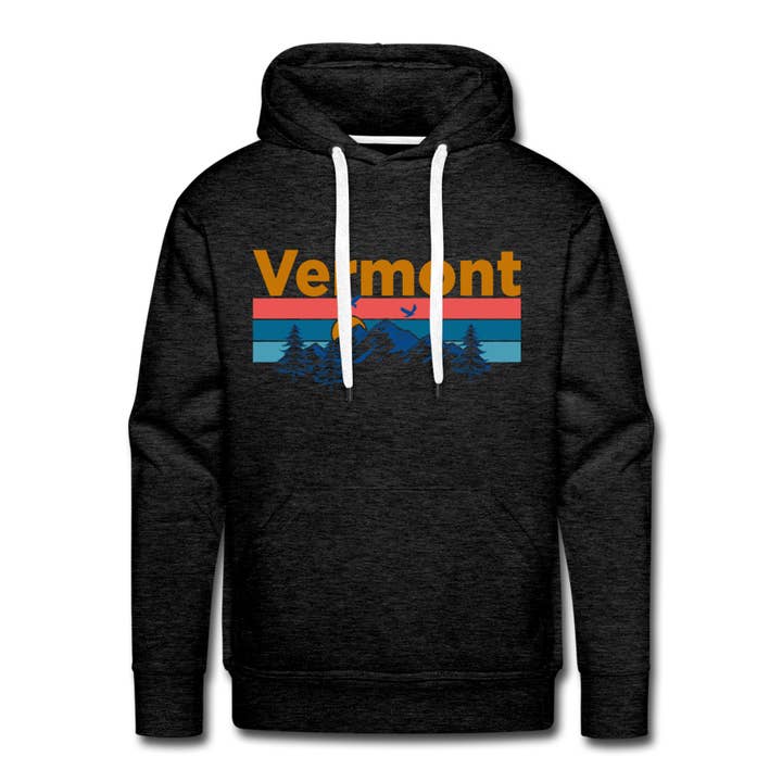 Premium Vermont Hoodie - Vermont Sweatshirt for wholesale by Hey Mountains