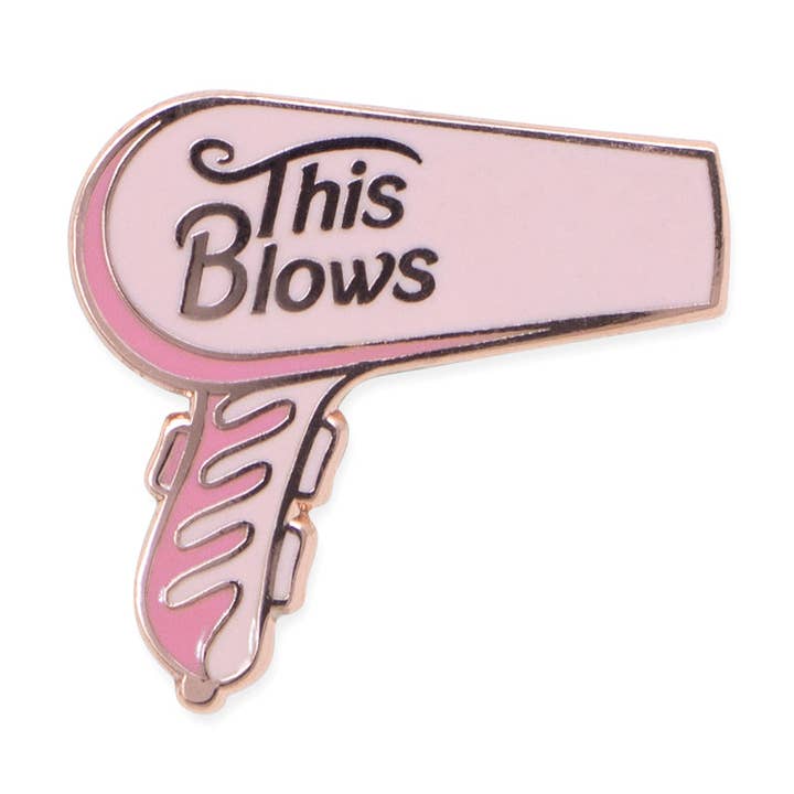 this blows | emaille pin voor wholesale door Choke Shirt Company / Towne 9