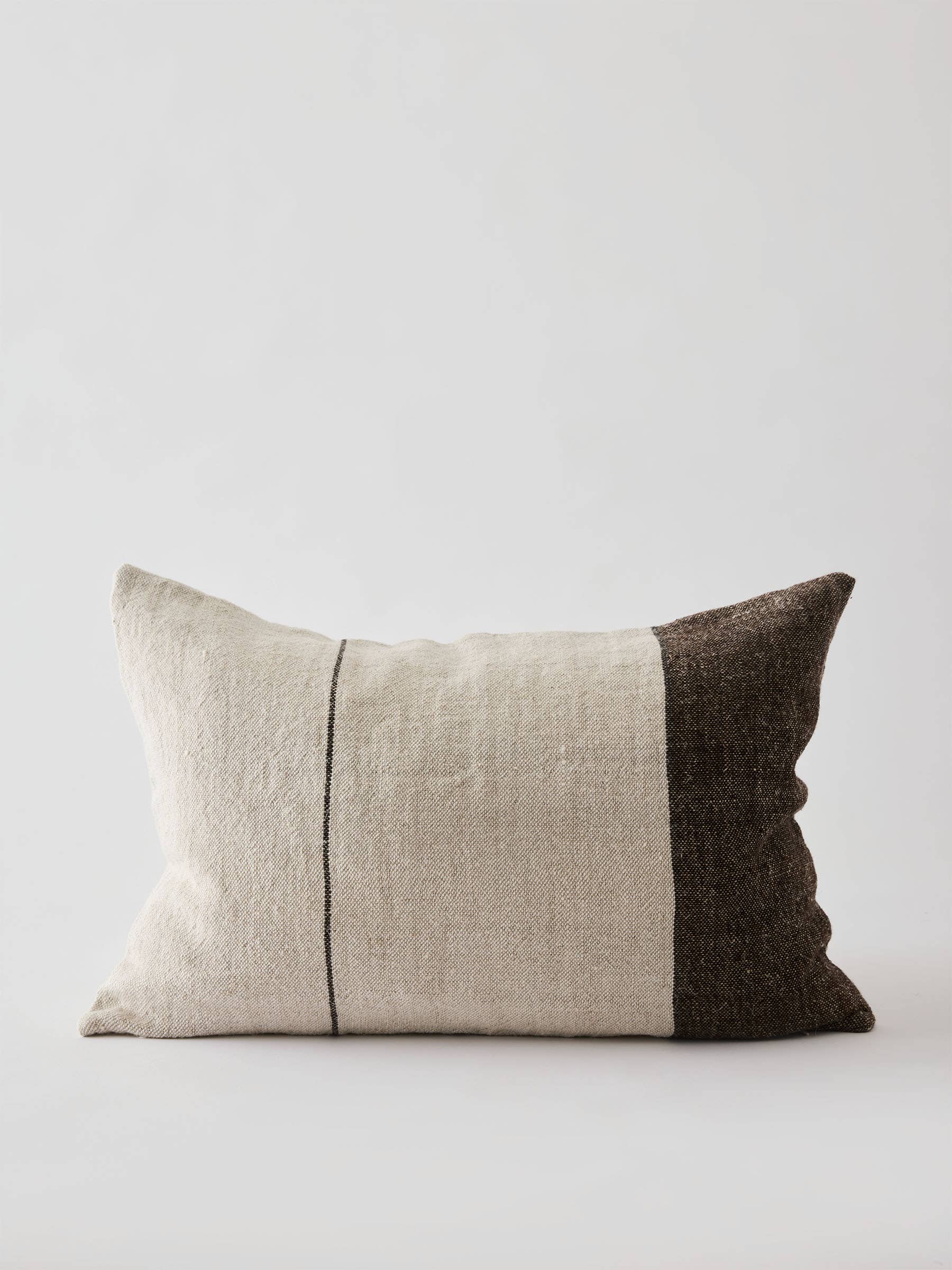 Tell Me More - Venta al por mayor Funda de cojín - Funda de cojín Adrian 40x60 cm de lino grueso0