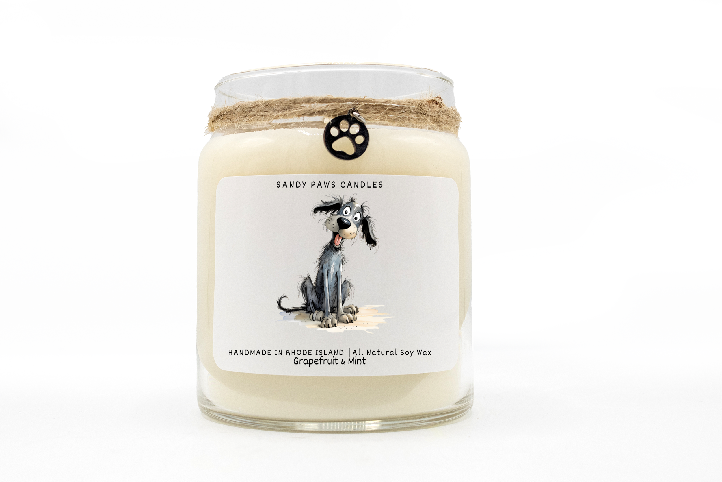 Sandy Paws Candles - Wholesale Jar/Filled Candle - Quirky Dogs - Soy Wax Candles5