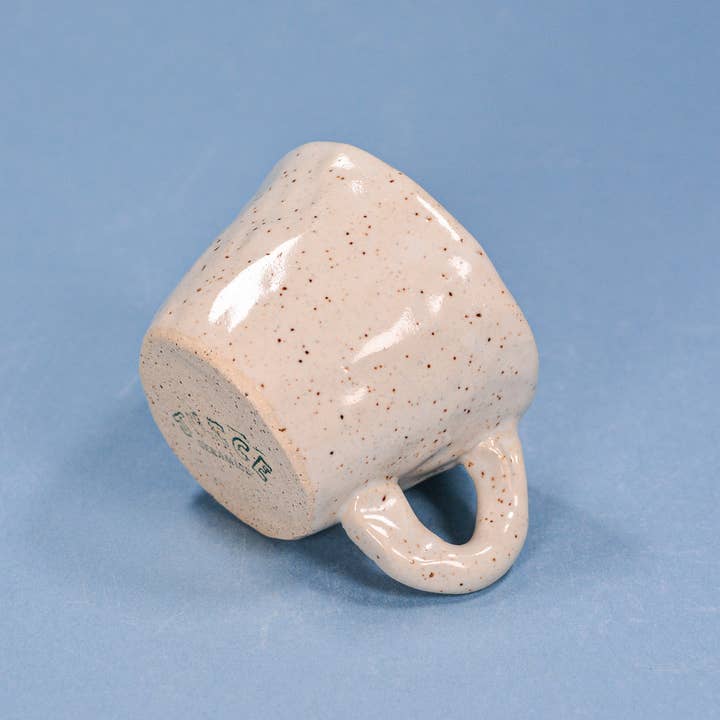 Juice Ceramics Handmade Pottery and Jewelry - Wholesale Coffee Mug - Chonky Cat-Handmade Speckled Ceramic Espresso Cup - 2-4 oz.3