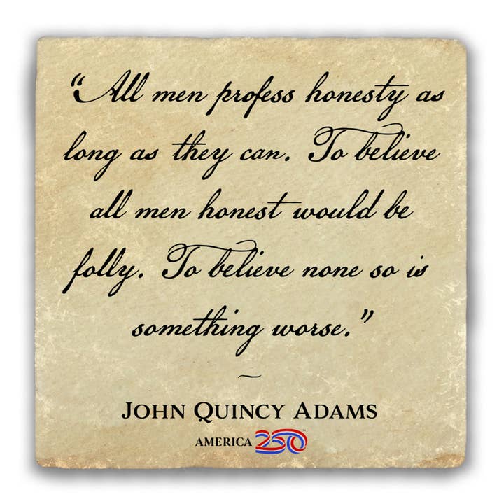 All Men Profess Tumbled Stone Coaster for wholesale by Nelson Gifts Wholesale